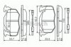 BOSCH 0 986 469 860 Brake Pad Set, disc brake